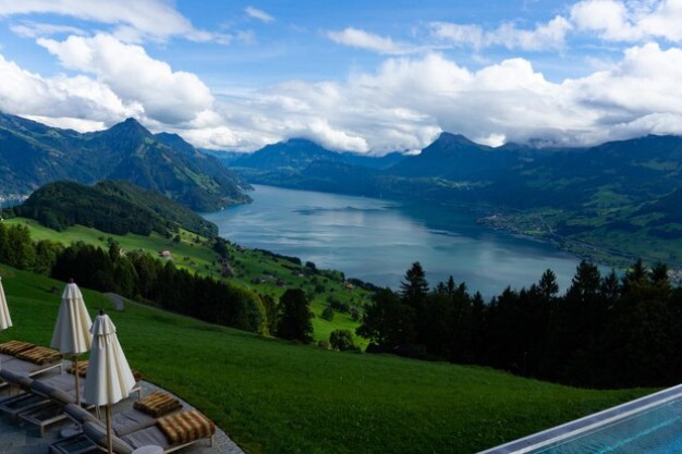 Scenic view of Lake Brienz near Hotel-Lindenhof.net, Switzerland